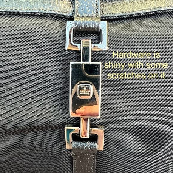 Gucci Jackie Shoulder Bag Nylon Leather - Picture 3 of 9